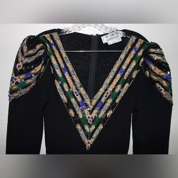 Vintage Pat Sandler for Wellmore sweater dress - Picture 2 of 11